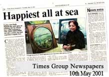 Happiest all at sea